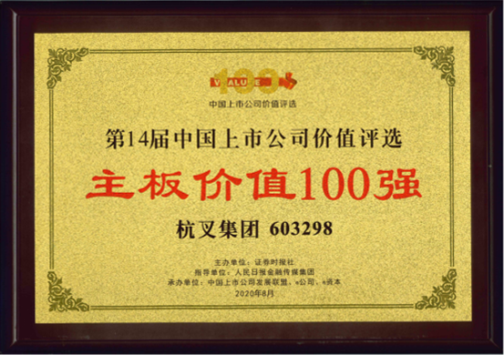 喜报！304am永利集团官网集团荣膺“主板上市公司价值100强”“最佳持续投资价值上市公司”